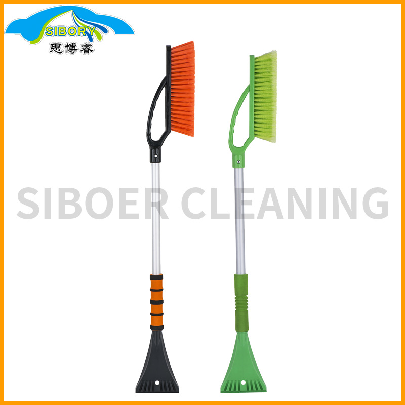 宁波思博畅销款多功能两头用PVC带铲头除雪刷便携式专业除雪工具