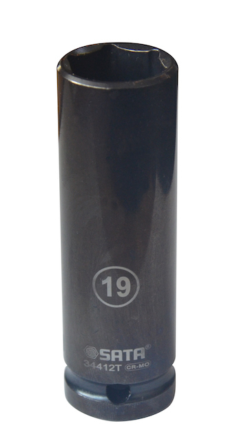 34411T六角薄壁风动长套筒,1/2"系列/18mm/世达