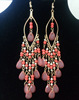 Retro ethnic fashionable earrings, European style, ethnic style