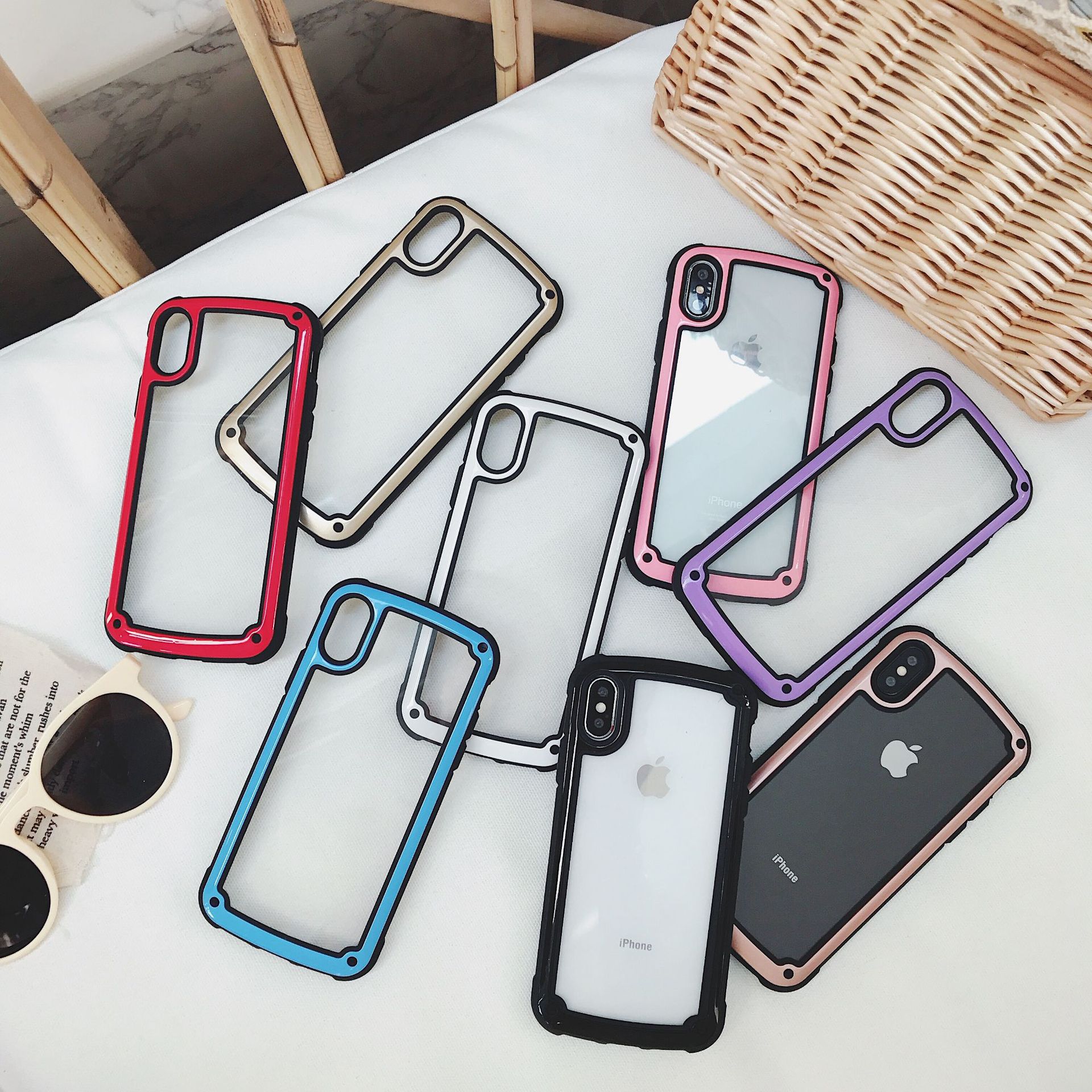 夏日小清新牛油果iPhoneXS透明手机壳 适用新款iPhone7/8/XR软壳-阿里巴巴