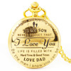 Pocket watch, retro epoxy resin for leisure, wholesale, Birthday gift