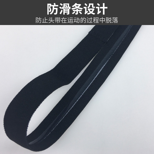 Wholesale Sports Headband Fitness Yoga Hair Band Women Men Sweat Absorbent Anti-Slip Hair Band Running Equipment Sweat-Stop Sweat-Drainage Band 