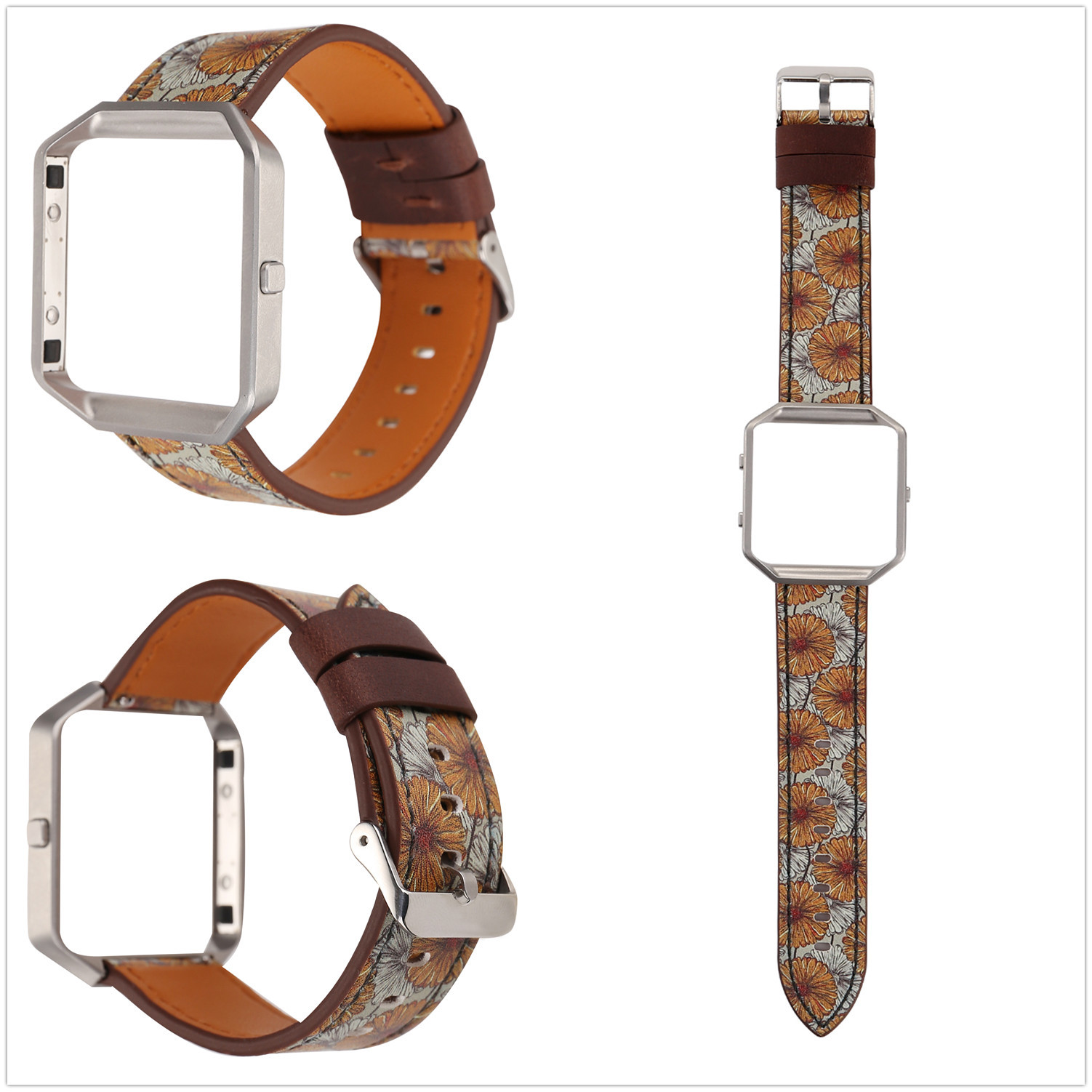 fitbit blaze复古花菊花