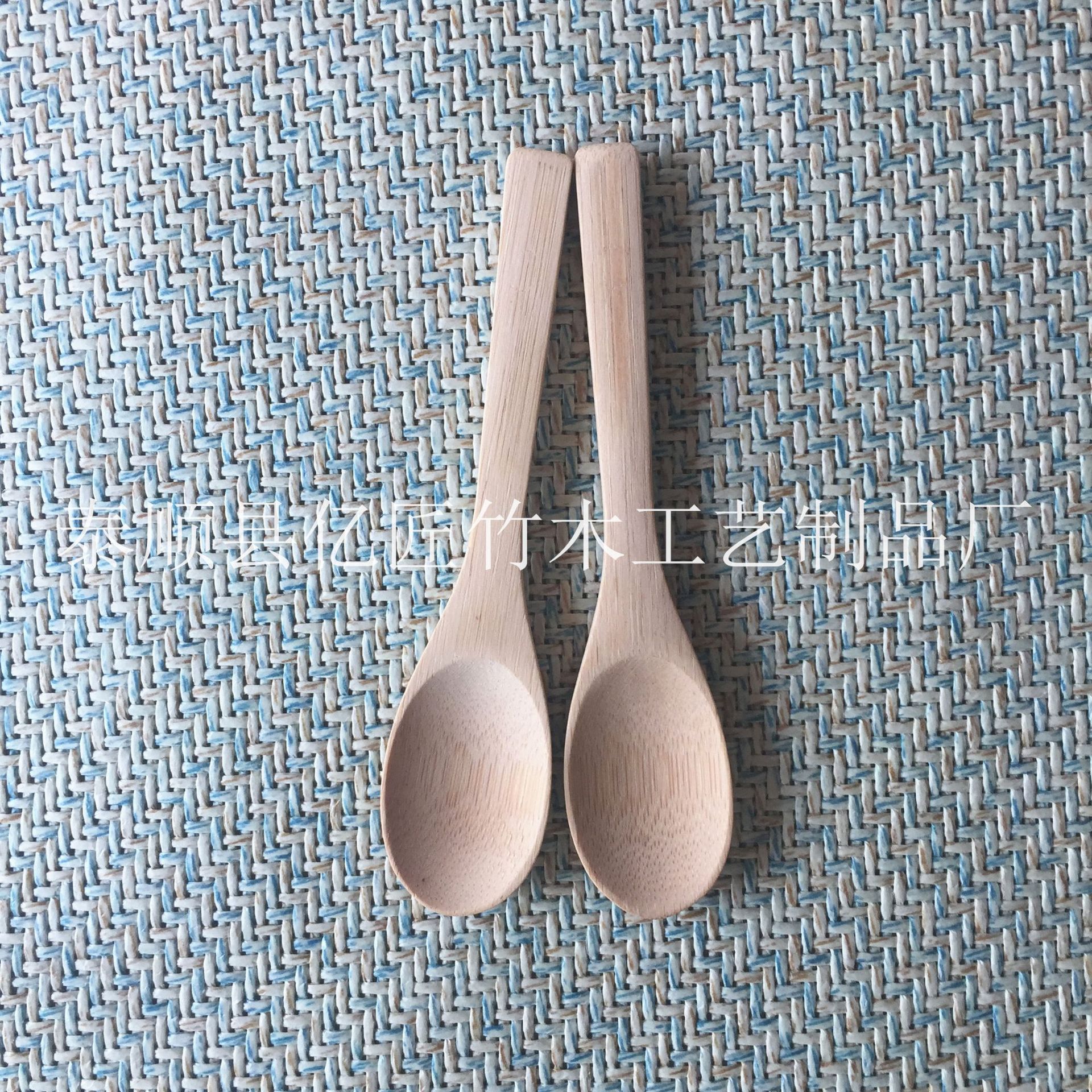 Fabricante suministro directo cuchara de madera cuchara de bambú japonés agitación cuchara de miel fijo grabado logotipo barro moxibustión cuchara promoción sanqi polvo cuchara Venta caliente