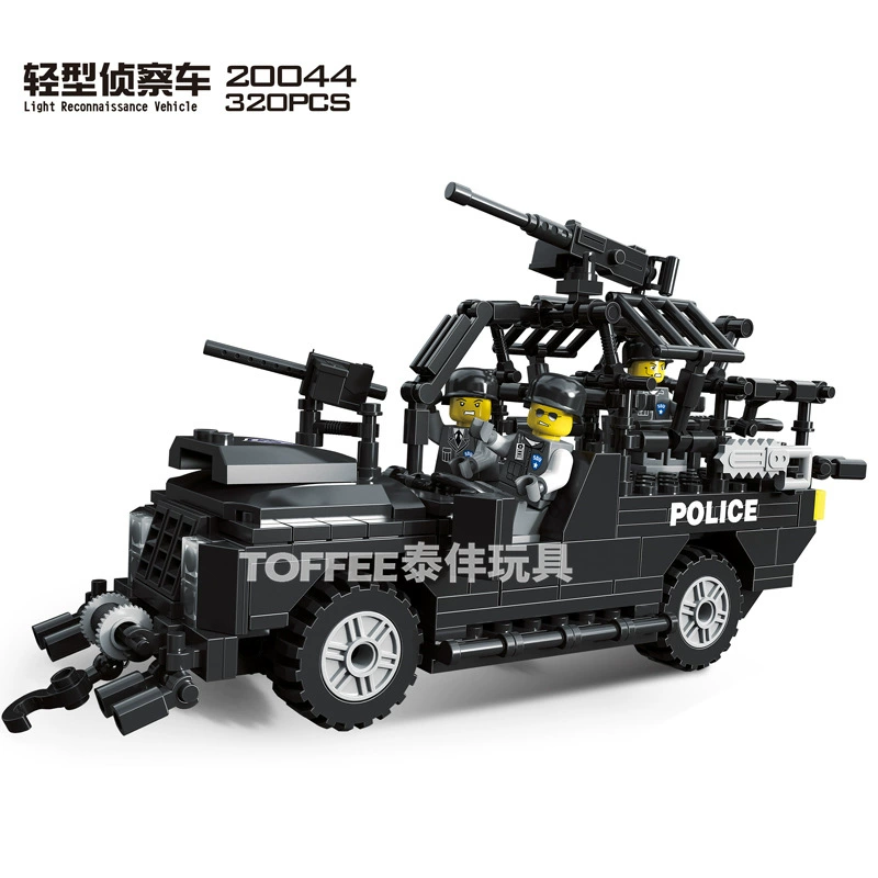 [杰星特警飞虎队系列儿童拼插益智积木男孩玩具20040-20047]