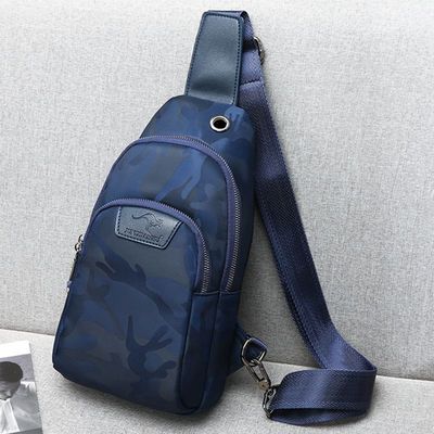2018新款袋鼠男士胸包户外休闲前背包多功能牛津布斜挎包一件代发|ms