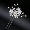 Chinese hairpin handmade, beads from pearl, hair accessory for bride, flowered