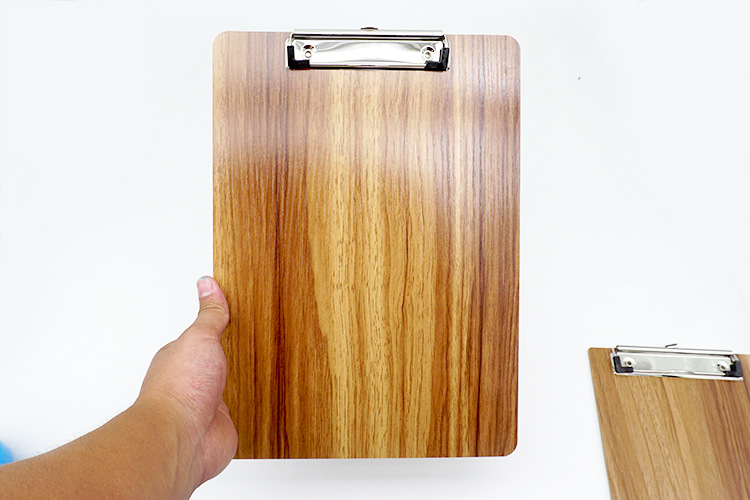 木纹风格木塑板夹A4/A5