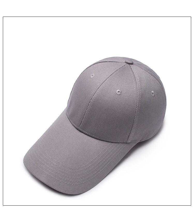 11CM Long Brim Baseball Cap - Navy Blue