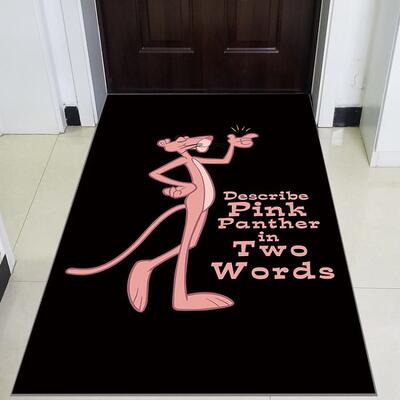 Piggy comic Northern Europe Minimalist kitchen non-slip Cartoon Mat Doormat carpet bedroom Doorway register and obtain a residence permit The door door mat
