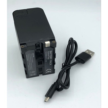 NP-F990/F970摄像机电池升级版 大容量 全解码 可显示电量 带USB