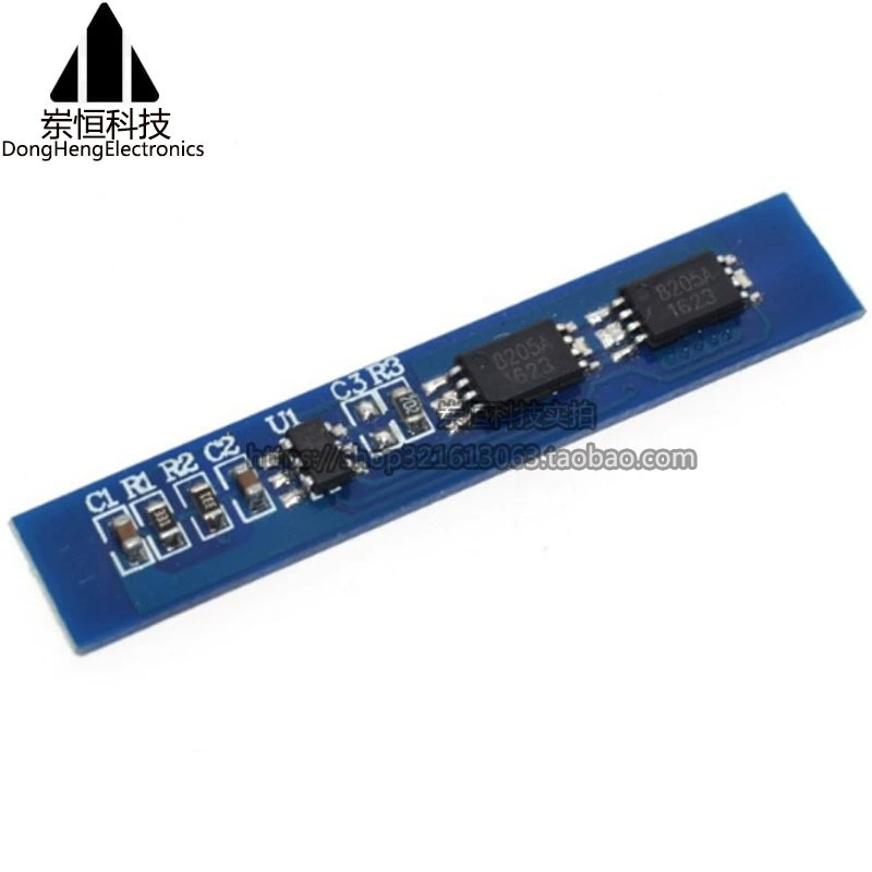 18650 литиевый аккумулятор, 2 струны, защитная плата 7,4 В 8,4 В, макс., ток 3 А, защита от перезарядки и разрядки