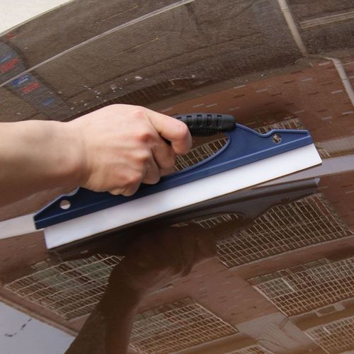 D-shaped water scraper, silicone wiper blade, car wash water dispelling without damaging the paint surface, car cleaning wiper glass scraper
