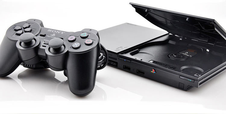 PS2 70000主机 7w大机 ps2 7W家用游戏机 游戏机-阿里巴巴
