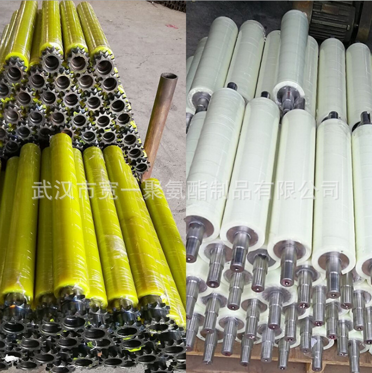 供应湖北仙桃、天门、潜江滚筒包胶、滚轮包胶、聚氨酯包胶