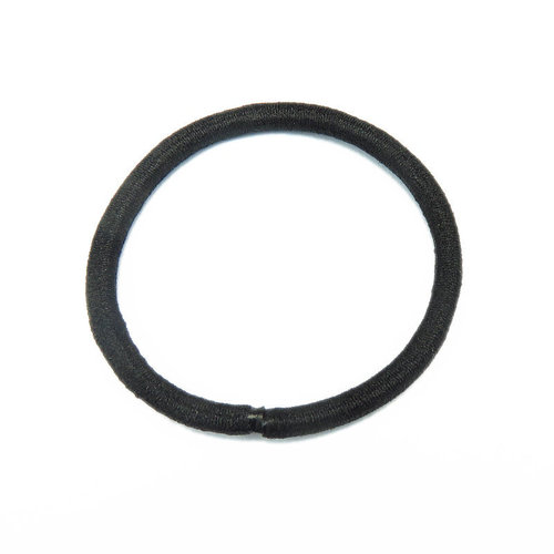 Korean Style Seamless Elastic Hair Tie Updo Hair Accessory High Elasticity Seamless Hair Ring Black Rubber Hair Band Wholesale