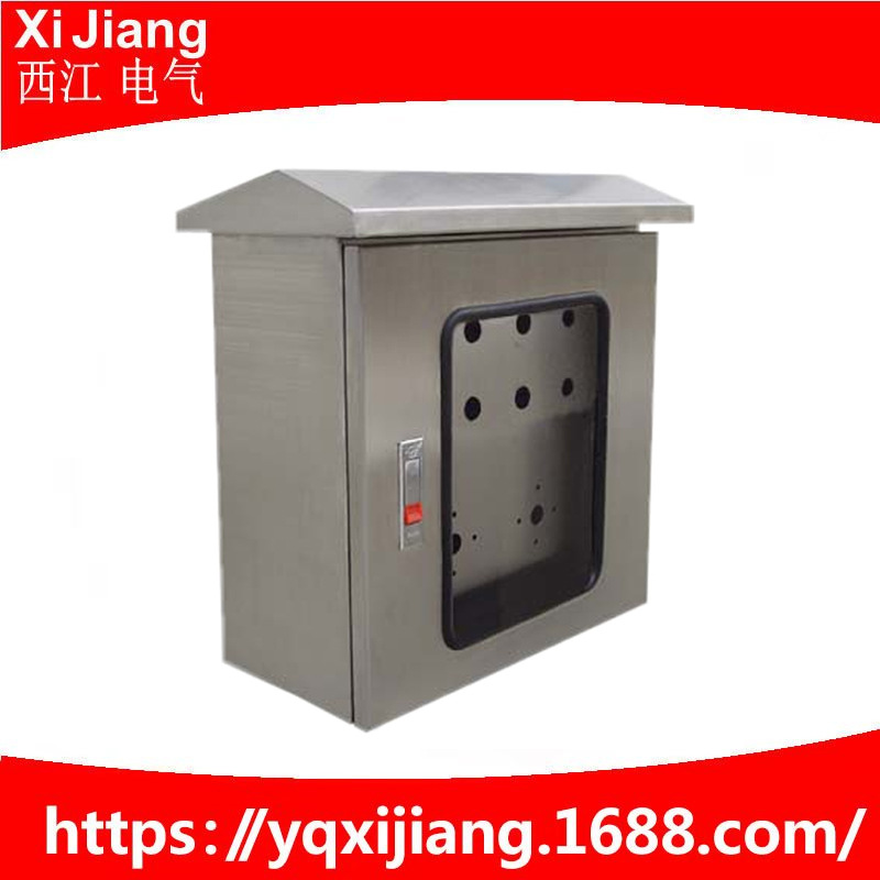 供应双层门不锈钢配电箱防雨户外不锈钢控制箱600x500x200