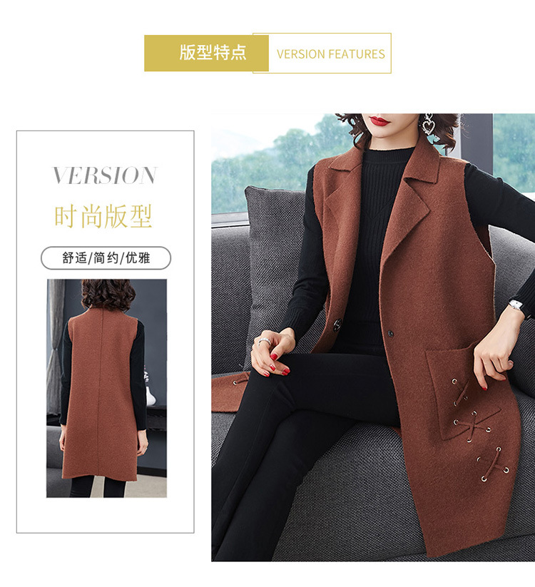 Gilet femme HIRONDELLE CHRYSALIDE en Tricot - Ref 3316342 Image 7