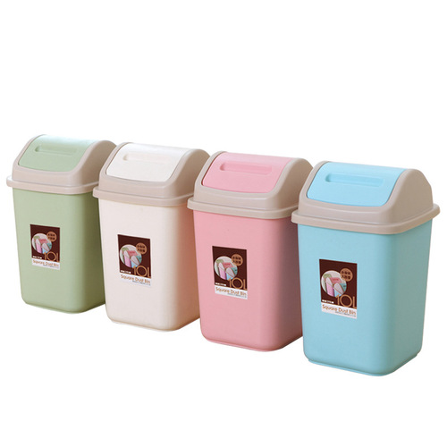 Trash can, household bathroom kitchen lid storage bucket, cover with classification trash can manufacturer wholesale
