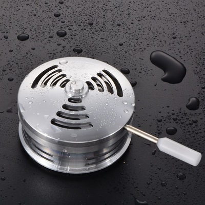 跨境专供水烟配件高端水烟炭碗防风炭隔铝合金hookah bowl shisha|ru