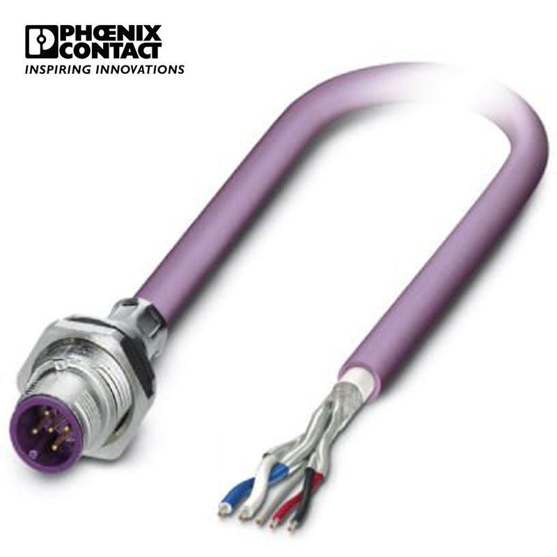 菲尼克斯连接器针式插座 SACCBP-M12MS-5CON-M16/5,0-920