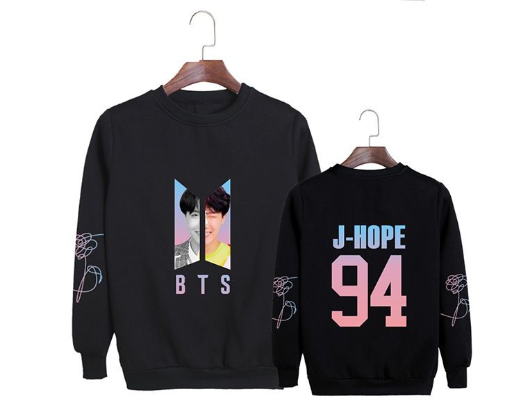 "Love Yourself" Printed Sweatshirt