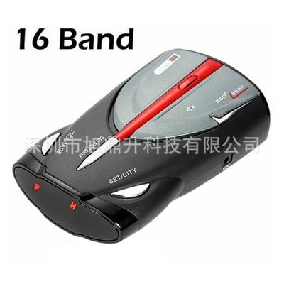 廠家直供外貿9880汽車電子狗英俄文雙語車載流動測速雷達探測儀