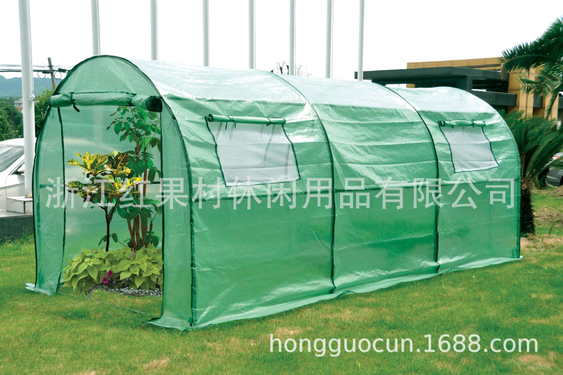 隧厂家直销 道型暖房 PE网格布 温室