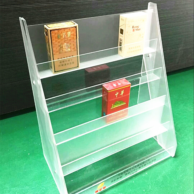 定制亚克力香烟陈列架 口香糖产品展示架 性用品收纳架厂家批发