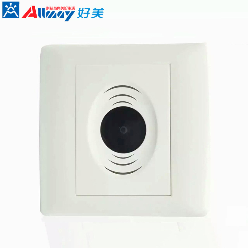 工厂爆款86型人体感应开关雷达感应人到就亮白天不感应光控厂家价|ru