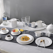厂家直销欧美酒店陶瓷餐具套装精致沙拉盘下午点心咖啡礼品酒店风