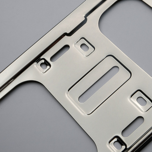 Factory direct supply of stainless steel multi-functional license plate frame number plate frame license plate frame tray exterior modification wholesale