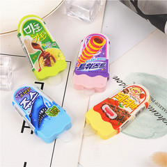 創意卡通可愛橡皮擦冰棒造型小學生橡皮幼兒園橡皮擦學習獎品批發