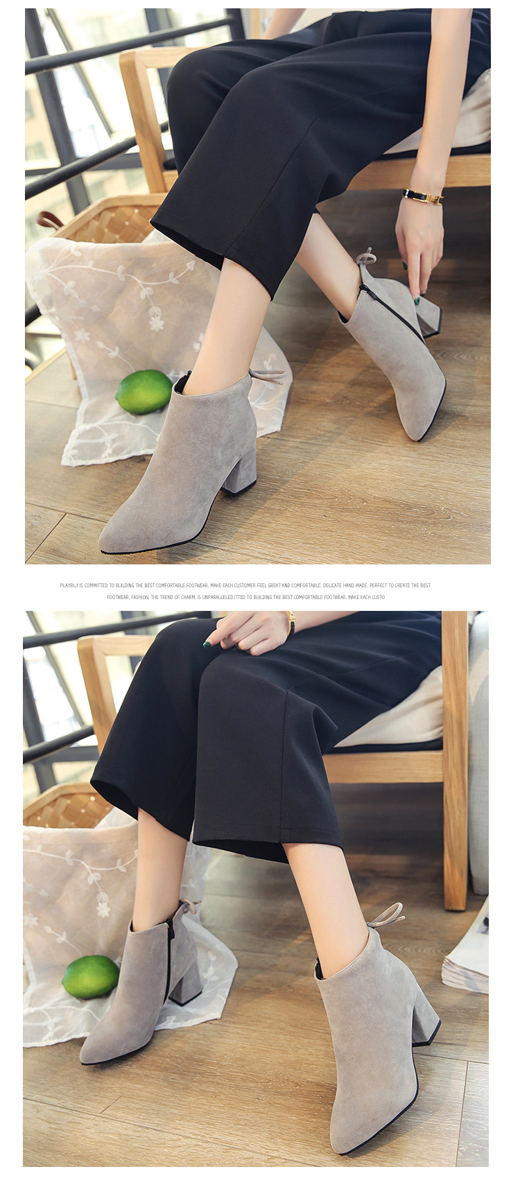 Bottes femme en Daim - Ref 3355468 Image 15