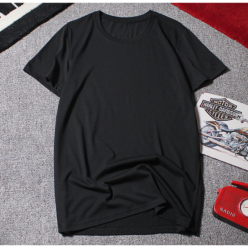 Manufacturer Wholesale Summer Men's Short-Sleeved T-Shirts Round Neck Half-Sleeved Clothes Large Size T-Shirt Bottoming Shirts