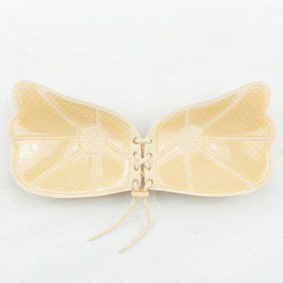 厂家直销拉拉女神羽翼隐形胸贴 布艺二代拉丝隐形文胸内衣乳贴|ru