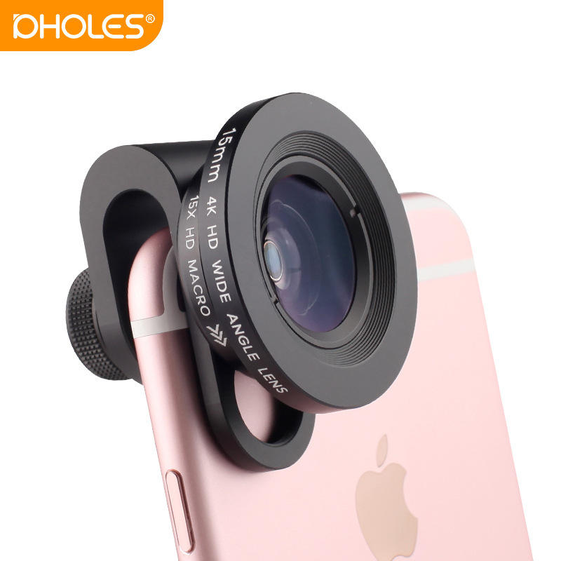 Factory direct wide-angle macro 2-in -1 mobile phone universal external lens SLR camera lens Factory direct wide-angle macro 2-in -1 mobile phone universal external lens SLR camera lens