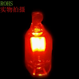 [直销供应 NE-2H系列 3*10高亮 氖灯 氖泡 红光指示灯]