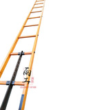 3 метра бамбуковой качественной пожарной стойки -Лестница Bar 4 метра, 6 метров 9 метров, два узла пожарной лестницы спасения спасательной лестницы