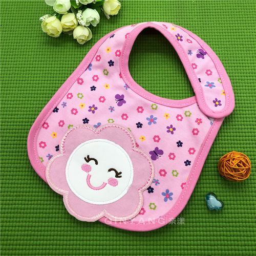 Cotton Cartoon Water Towel Bib Wholesale, Three-Layer Waterproof Baby Supplies, Factory Direct Sale, Carter Same Version
