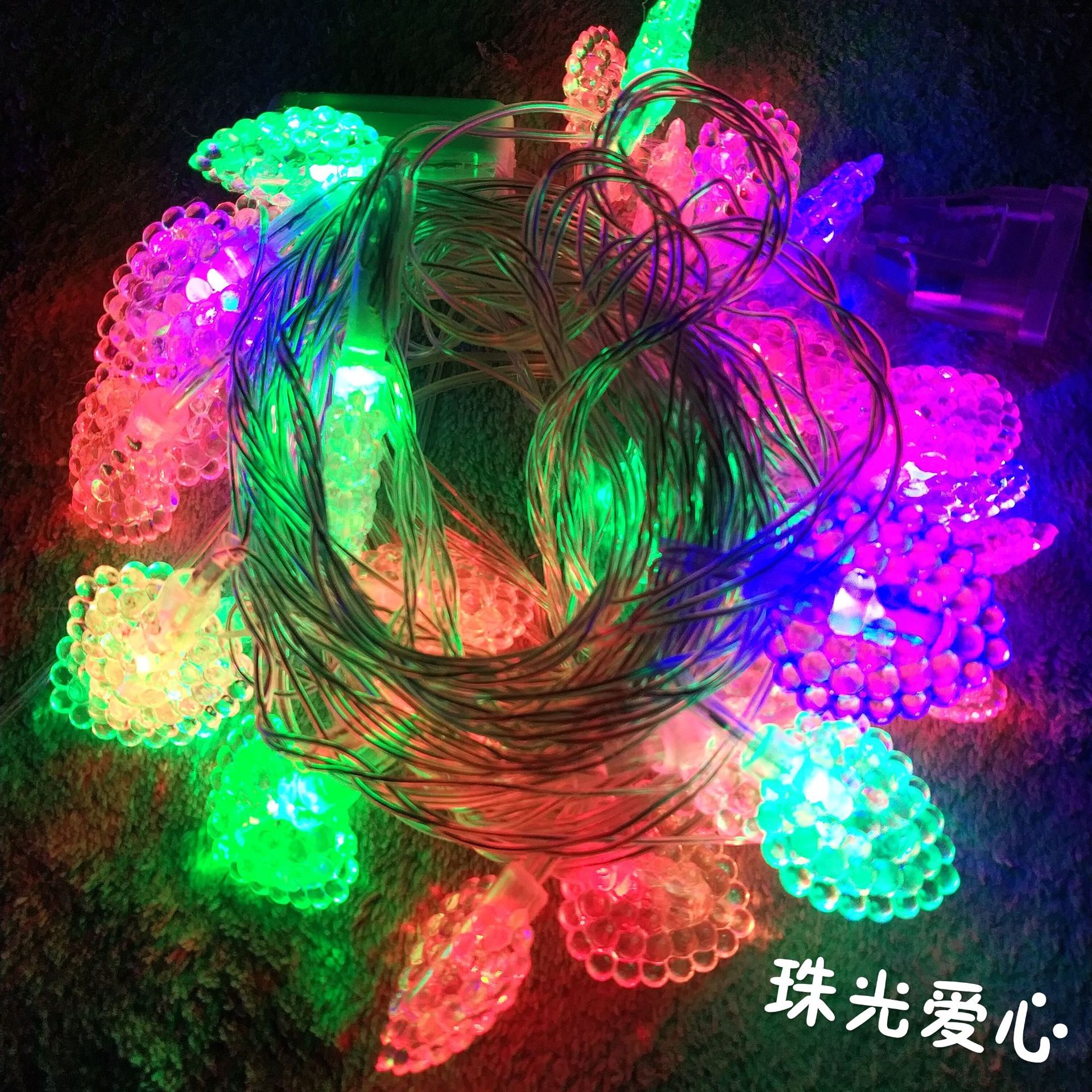 led双彩灯串彩灯插电USB花灯防雨婚庆户外聚会圣诞节庆装饰-阿里巴巴