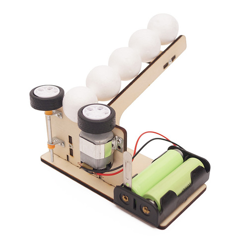 Factory direct sales technology small production diy handmade ball machine set children's science small experiment lesson stem teaching aids