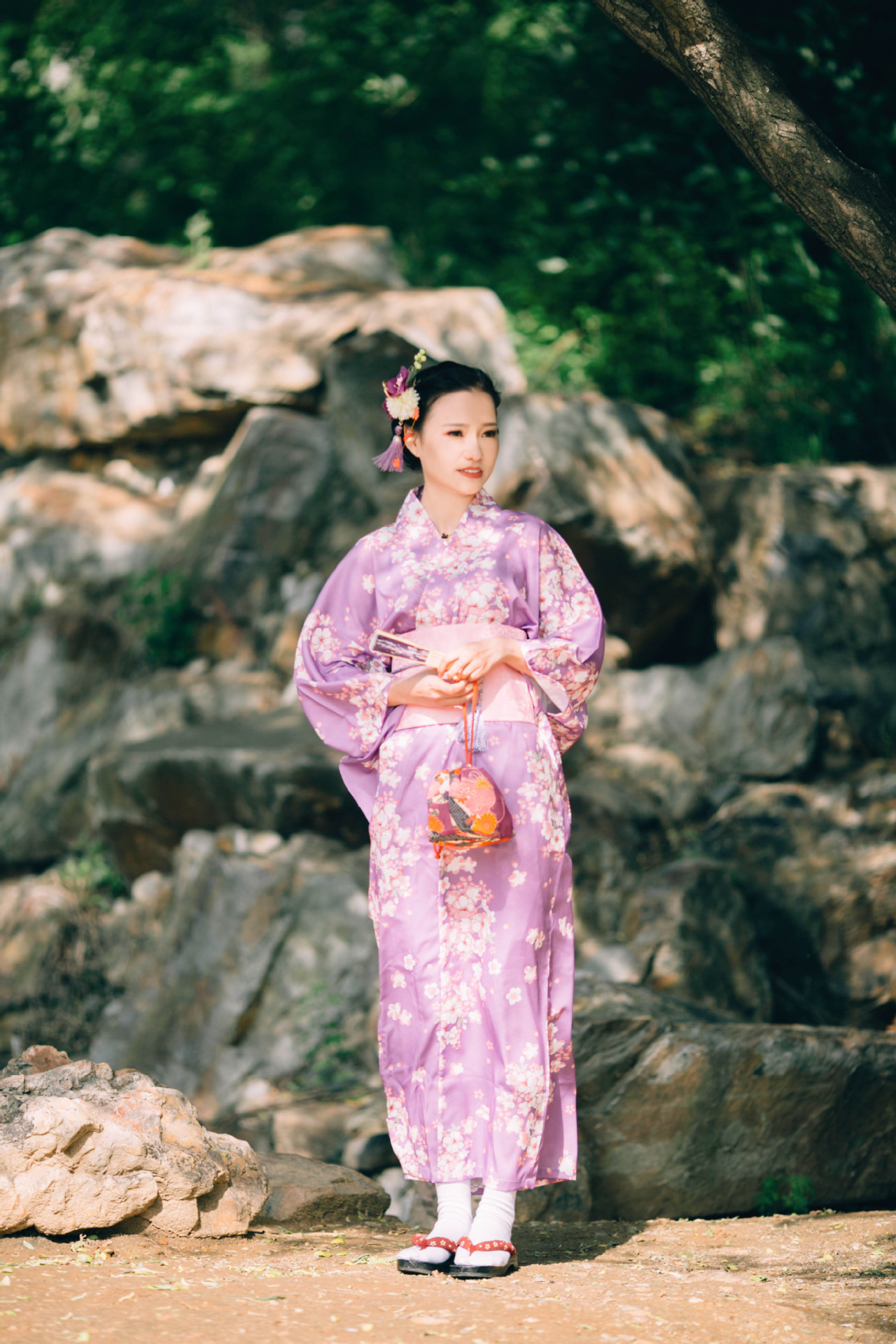 日本和服女可爱猫咪黑白色和服正装夏日祭传统和服浴衣套装-阿里巴巴