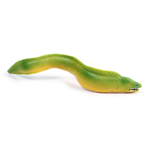 Solid simulation marine life model toy mini moray eel electric eel marine animal children's doll ornaments