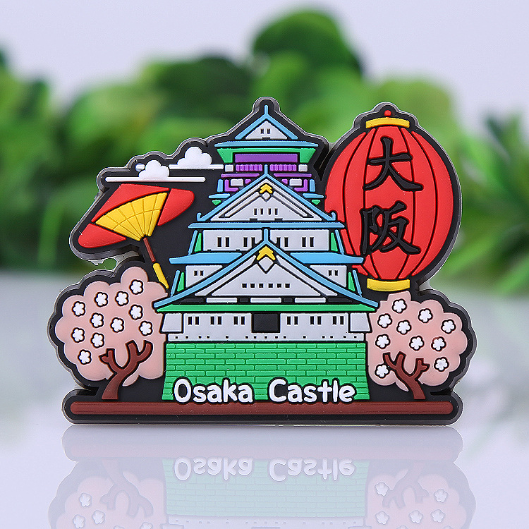 goods in stock originality solar system Magnetic PVC Soft rubber absorbing ferromagnetism Tourism landscape Refrigerator sticker