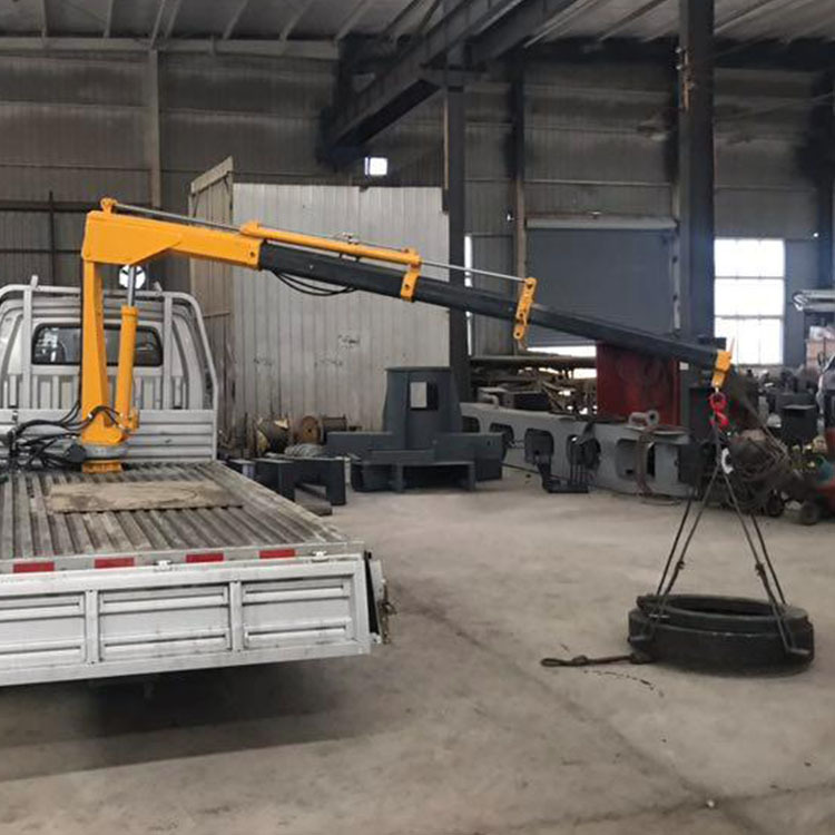 广西九麟供应折臂型小吊机 全液压折臂吊 锰钢材料 结实耐用