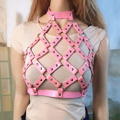 European and American Punk. Ring trendy sexy restraint collar strap KTV performance versatile accessories belt belt