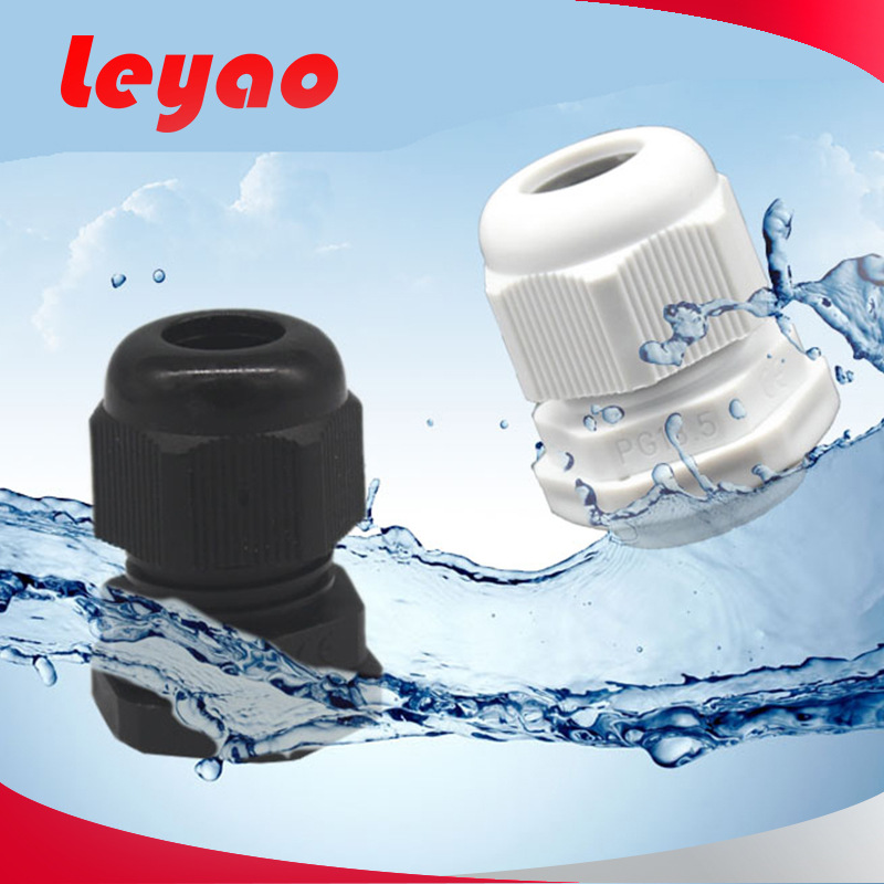 电缆防水接头格兰头 IP68塑料接头固定头 M30*1.5 公制防水盒接头