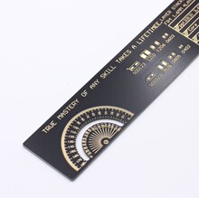 工程尺15 20 25CM 沉金工艺PCB设计PCB直尺PCB量角器PCB设计工具