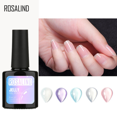 ROSALIND foreign trade is hot, nail polish, translucent nail polish, nail polish, nail polish glue can be torn and tasteless.